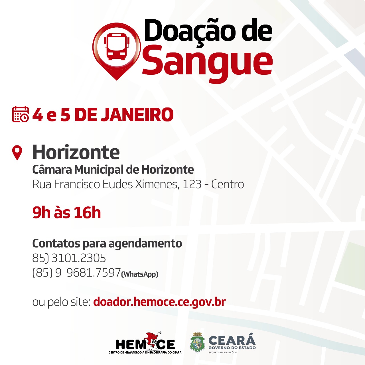 Doação de Sangue na Câmara Municipal de Horizonte